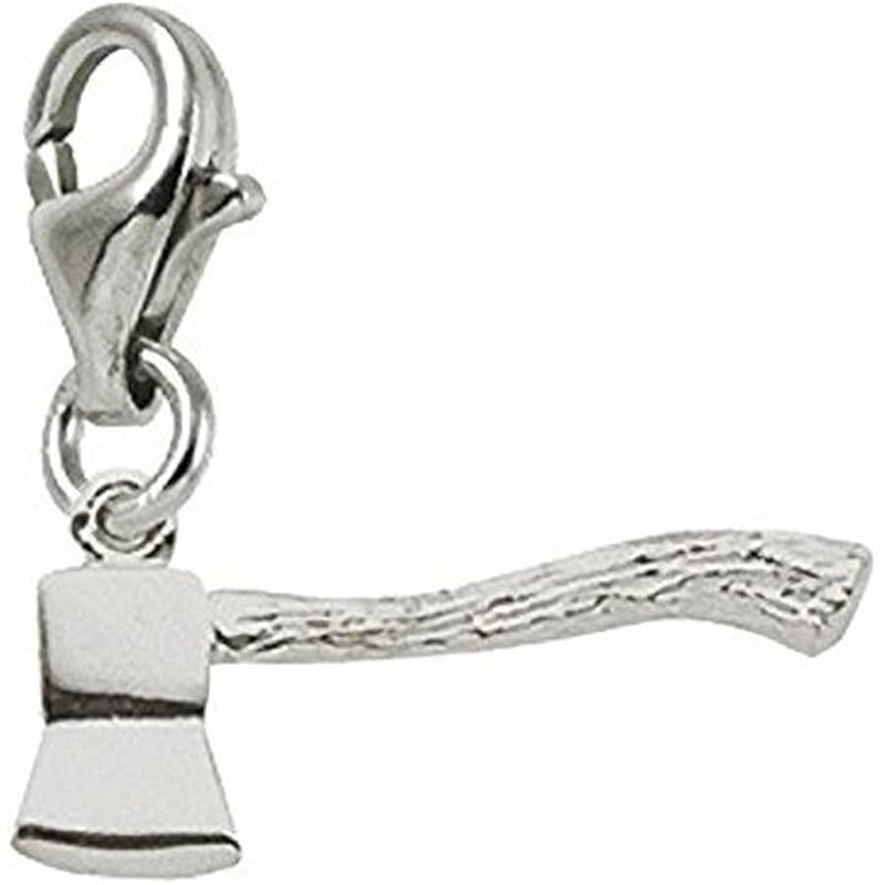 Axe Charm with Lobster Claw Clasp, Charms for Bracelets and Necklaces